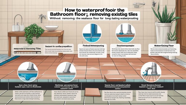 How to Waterproof a Bathroom Floor Without Removing Tiles