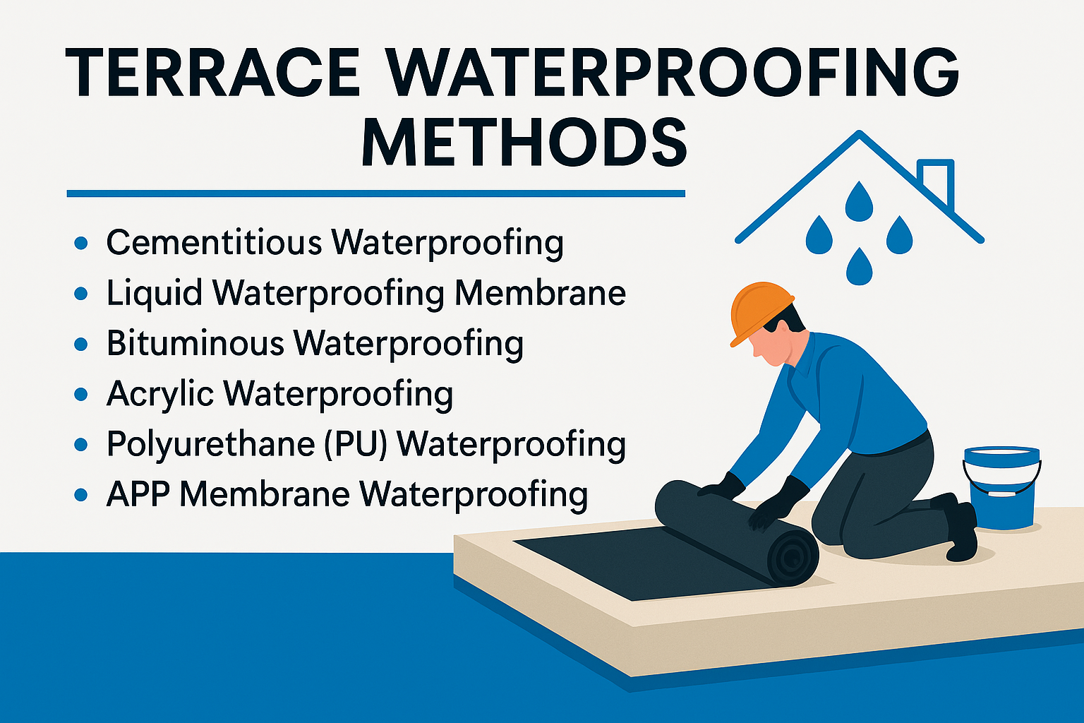 Terrace Waterproofing Methods