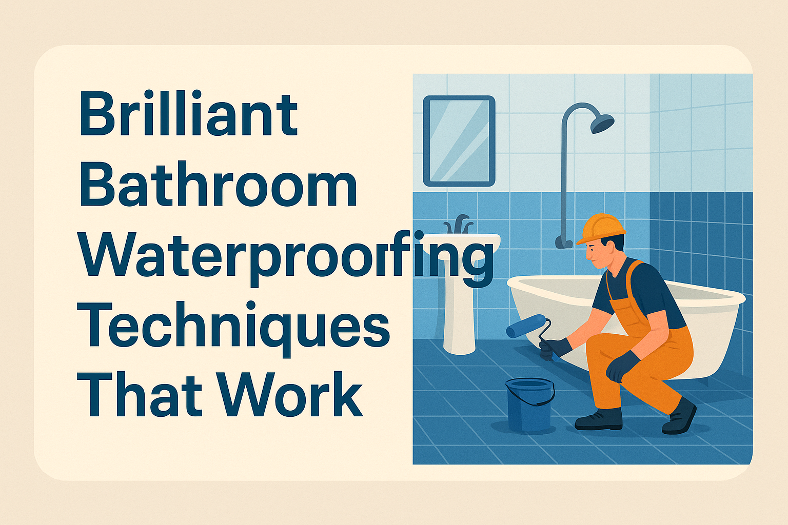 bathroom waterproofing techniques