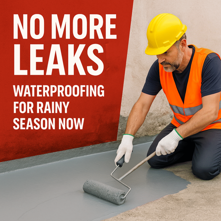 Waterproofing for Rainy Season