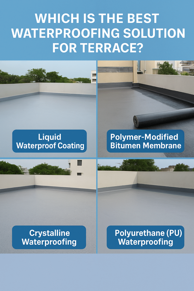Which is the best waterproofing solution for terrace?